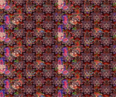 Raster resim. Çiçek desenli çiçek ve yaprakları ile. Sevimli küçük çiçek desenle.