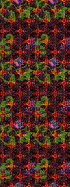 Kahverengi renkli çiçekler. Raster düz çiçek çizim deseni. Tasarım hediye paketi, tebrik kartları, posterler ve afiş tasarımı.