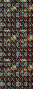 Ev dekoru. Paisley el çizimi elementler. Fantezi çiçekli eskiz deseni, doğal duvar kağıdı, çiçek desenli kıvrımlı illüstrasyon.