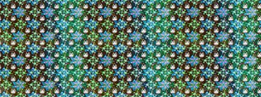 Renkli Bahar Teması eskiz kalıbı. Düz Çiçek Elementleri Tasarımı. Parlak arkaplan eskiz desenli çiçekli fantezi tasarımı.