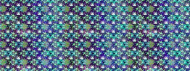 Küçük menekşe ve mavi çiçeklerle oldukça eski bir besin torbası deseni. Tekstil, kumaş, kapaklar, duvar kağıtları, baskı, paket, koleksiyon defteri, örgü, dekupaj için çiçek arkaplanı..