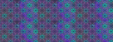 Mor ve mavi renkte çiçekler. Düz Çiçek Elementleri Tasarımı. Renkli Yaz Temalı eskiz kalıbı. Çiçekli retro deseni çiz.