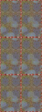 Çiçek deseni. Raster kusursuz. Güzel kumaş deseni. Düz Çiçek Elementleri Tasarımı. Renkli Bahar Teması Kusursuz Arkaplan.