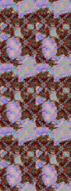 Raster illüstrasyonu. Suluboya stilinde gri ve nötr renklerde. Küçük çiçekli bahar deseni çiz.