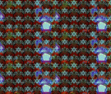 Şatafatlı bahar bahçesi dokusu. Raster illüstrasyonu. Çiçek deseni. Çiçek çizimi arkaplanı.