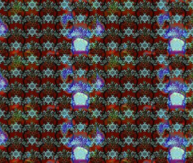 Şatafatlı bahar bahçesi dokusu. Raster illüstrasyonu. Çiçek deseni. Çiçek çizimi arkaplanı.