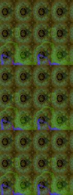 Düz Çiçek Elementleri Tasarımı. Renkli Bahar Teması eskiz kalıbı. Parlak arkaplan eskiz desenli çiçekli fantezi tasarımı.