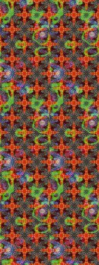 Renkli Yaz Temalı eskiz kalıbı. Düz Çiçek Elementleri Tasarımı. Kahverengi ve bej renkli çiçekler. Sevimli çiçek raster deseni.