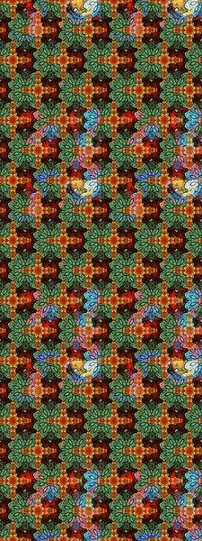 Bahar çiçekleriyle güzel bir çiçek deseni çizmişsin. Raster illüstrasyonu. Güzel kumaş deseni.