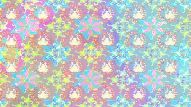 Güzel kumaş deseni. Raster illüstrasyonu. Bahar çiçekli güzel bir çiçek deseni..