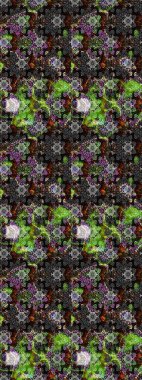 Beautiful watercolor Bouquet of summer flowers sketch pattern. Nice fabric pattern.