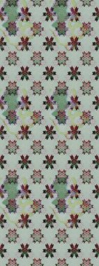 Tekstil, kumaş, kapaklar, duvar kağıtları, baskı, naylon, koleksiyon defteri, örgü, dekupaj için güzel bir eskiz. Küçük gri ve nötr çiçeklerle oldukça kaliteli besin torbası deseni.