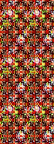 Çiçek desenli eskiz. Kırmızı ve siyah renkte çiçekler. Tişört baskısı için çiçek boyama rasteriName.