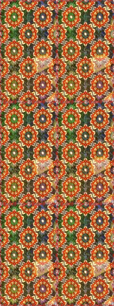 Kahverengi ve turuncu renklerde altın desenli altın elementler. Süslü dekorasyon. Raster klasik barok çiçeksiz altın desenli. Lüks, kraliyet ve Viktorya dönemi konsepti.