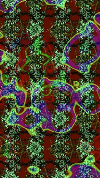 Raster stili kumaş deseni. Çiçekler suluboya çizim deseni.