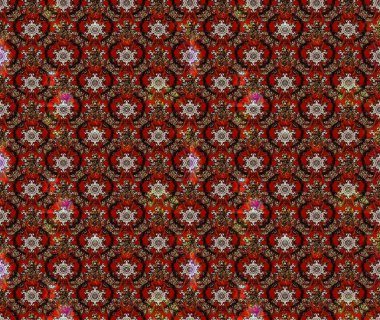 Sketch Colour Spring Theme eskiz kalıbı. Kahverengi renkli çiçekler. Düz Çiçek Elementleri Tasarımı. Sevimli çiçek raster deseni.