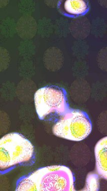 Raster illüstrasyonu. Modaya uygun kumaş deseni. Tony 'nin kumaş kalıbını çiz. Küçük çiçekte sevimli çiçek deseni var..