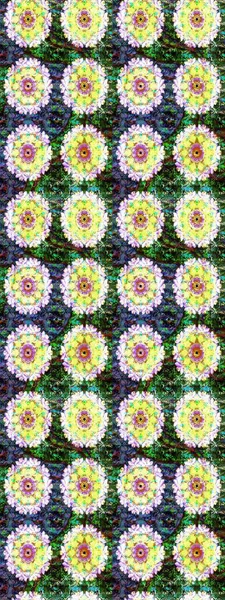 Tarafsız ve yeşil renklerde çiçekler. Nazik, sevimli çiçek arkaplanı. Raster çiçek desenli ve çiçekli..