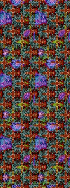 Güzel suluboya yaz çiçekleri deseni..