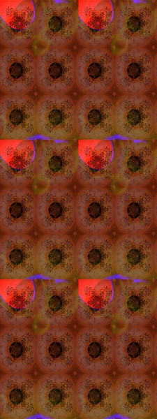 Kahverengi renkli çiçekler. Kumaş desenli papatya çiçekleri ayrıntıları.