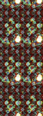 Çiçekli çizim şekli. Renkli Bahar Teması eskiz kalıbı. Düz Çiçek Elementleri Tasarımı. Kahverengi ve gri renkte çiçekler.