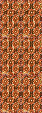 Klasik klasik klasik arka plan. Kahverengi ve turuncu renklerde altın elementlerle kusursuz desen. Geleneksel oryantasyon süsü. Klasik raster altın pürüzsüz desen.