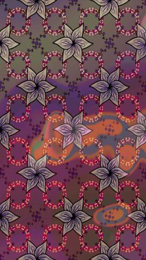 Parlak elementlerin. El çizimi Raster çizimi. Çizim çiçek deseni duvar kağıdı, web sitesi arkaplanı, paket kağıdı, davetiye, broşür, pankart veya web sitesi için kullanılabilir.