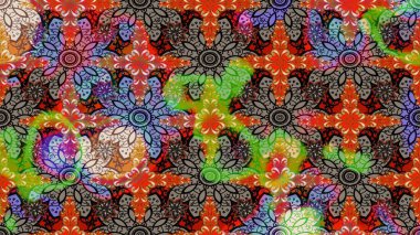 Raster Henna dövme stili. Kızılderili desenli desenli desenli şal deseni. Tekstil, tebrik kartı, boyama kitabı, telefon kılıfı baskısı için kullanılabilir. Etnik Mandala süsü.