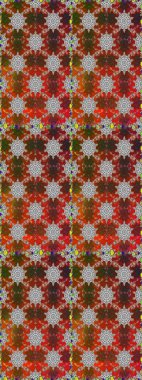 Çiçekli, kusursuz bir arkaplan. Düz Çiçek Elementleri Tasarımı. Renkli Bahar Temalı Kusursuz Arkaplan. Çocuk stili.