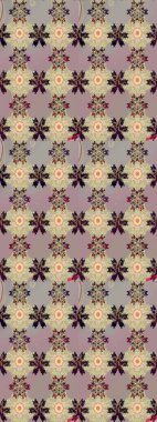 Arkaplan dokusu, duvar kağıdı, bej renkli çiçek teması. Kabile sanatı boho baskısı, klasik çiçek arkaplanı. Soyut etnik raster çizim kalıbı.