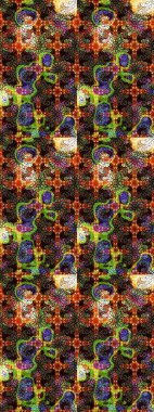 Suluboya çizim kalıbı. Çiçek izi. Suluboya tarzında kahverengi ve siyah renkte çiçekler.