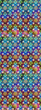 Küçük çiçekte güzel bir çiçek deseni var. Çiçekli çiçek deseni, suluboya. Raster deseni.