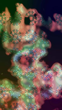 Egzotik çiçekler, kahverengi renklerde botanik, parlak, klasik bir doğa. Raster illüstrasyonu. Klasik tropikal doğal elementlerin suluboya seti.