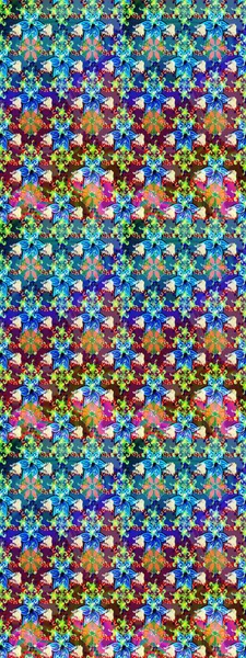 Küçük çiçekte güzel bir çiçek deseni var. Çiçekli çiçek deseni, suluboya. Raster deseni.