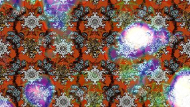 Çiçek deseni. Flower eskiz arka planı. Raster illüstrasyonu. Şatafatlı bahar bahçesi dokusu.