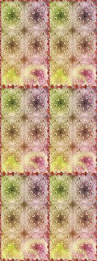 Düz Çiçek Elementleri Tasarımı. Bej ve nötr renklerde şirin çiçek desenleri. Raster Modaya uygun kumaş deseni. Renkli Bahar Teması Kusursuz Arkaplan.