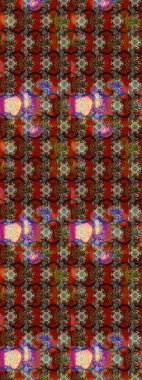 Eski model. Suluboya çizim kalıbı. Moda baskısı. Çiçeğin suluboya çizimlerinin mükemmel deseni. Raster illüstrasyonu. Dekorasyon ve tasarım için güzel desen.