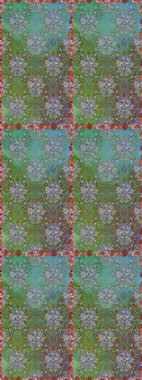 Sevgililer günü ve tebrik kartı konsepti için şık bir davetiye. Yeşil ve nötr renklerde manzaralı çiçek deseni. Üst manzara, yumuşak stil. Çiçek kompozisyonu, el boyası, hassas şablon..