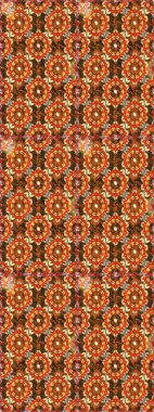 Geleneksel klasik raster altın pürüzsüz desen. Barok tarzında kusursuz bir doğulu süsü. Kahverengi renklerde altın elementler.