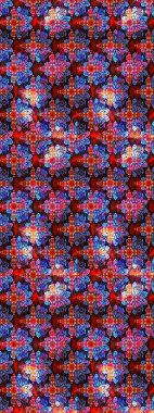 Suluboya etkisi. Raster deseni. Organik elementler. Botanik çizim deseni.