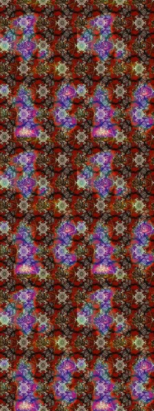 Miles Fleur, süslü püslü bir süs. Tomurcukları papatya çiçekleri olan sevimli bir çiçek deseni. Eskiz geçmişi. Eski usul. Raster illüstrasyonu. Kumaş, tekstil ve duvar kağıdı baskısı için..