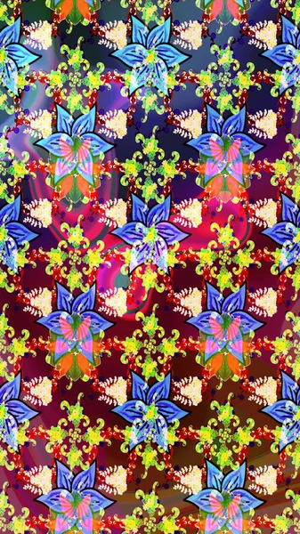 Süslü zentangle çizim dokusu, soyut çiçeklerle süslenmiş. Şekil verilmiş çiçeklerle eskiz deseni. Çiçek deseni duvar kağıdı, şablon dolguları ve web sayfası arkaplanı için kullanılabilir.