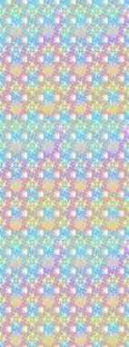 Raster - stok. Eskiz arkaplan modeli. Yapraklı çiçekler ve doğal renklerde papatya çiçekleri..