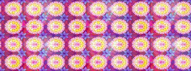 Pembe ve nötr renklerde çiçekler. Çizim çiçek deseni duvar kâğıdı olarak kullanılabilir. Raster illüstrasyonu.