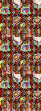 Karalama elementleri. Çizim çiçek deseni duvar kağıdı, web sitesi arka planı, ambalaj kağıdı, davetiye, broşür, afiş veya web sitesi için kullanılabilir. El çizimi Raster illüstrasyonu.