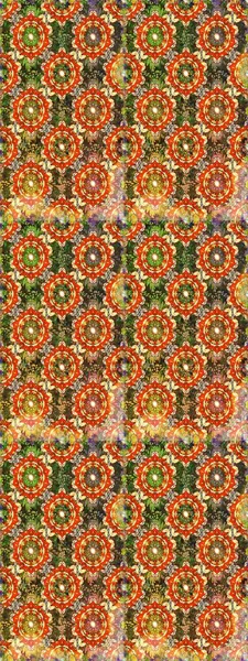 Kusursuz klasik raster altın desenli. Geleneksel oryantasyon süsü. Klasik klasik klasik arka plan. Kahverengi ve turuncu renklerde altın desenli altın elementler.