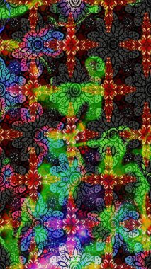 Düz Çiçek Elementleri Tasarımı. Renkli Bahar Teması eskiz kalıbı. Parlak arkaplan eskiz desenli çiçekli fantezi tasarımı.