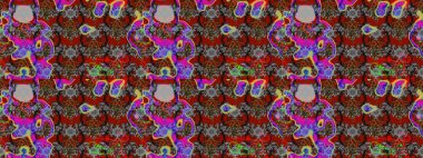 Suluboya çizim kalıbı. Dekorasyon ve tasarım için güzel bir desen. Moda baskısı. Çiçeğin suluboya çizimlerinin mükemmel deseni. Eski model. Raster illüstrasyonu.