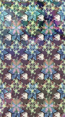 Üzerinde gelincikler ve vadi zambakları olan renkli çiçek desenli nakış deseni. Tekstil tasarımı için doğal ve kahverengi renkte geleneksel halk çiçekleri buketi.