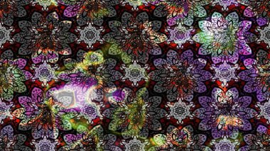 Raster illüstrasyonu. Küçük çiçekteki sevimli çiçek deseni. Güzel kumaş deseni. Güzel karalamalı çiçek deseni çiz..